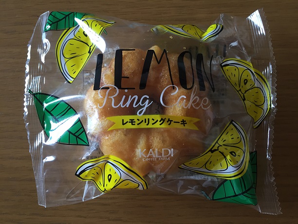 【KALDI】レモンリングケーキ☆甘めのケーキにほんのりレモンの爽やか風味！