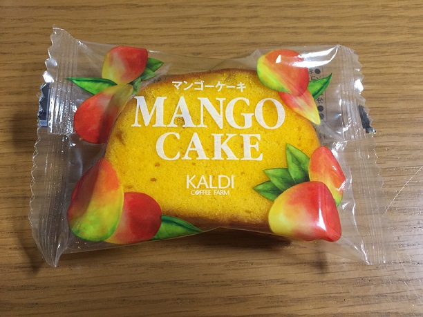 【KALDI】マンゴーケーキ☆しっとし食感のマンゴー濃厚生地が美味しい！！